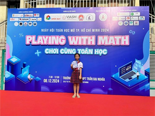 Tham dự Ngày hội Toán học mở Thành phố Hồ Chí Minh 2024